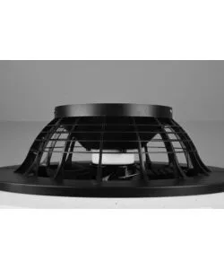 Ventilatore da soffitto "stralsund" nero con led incluso Ø50 cm, 30w